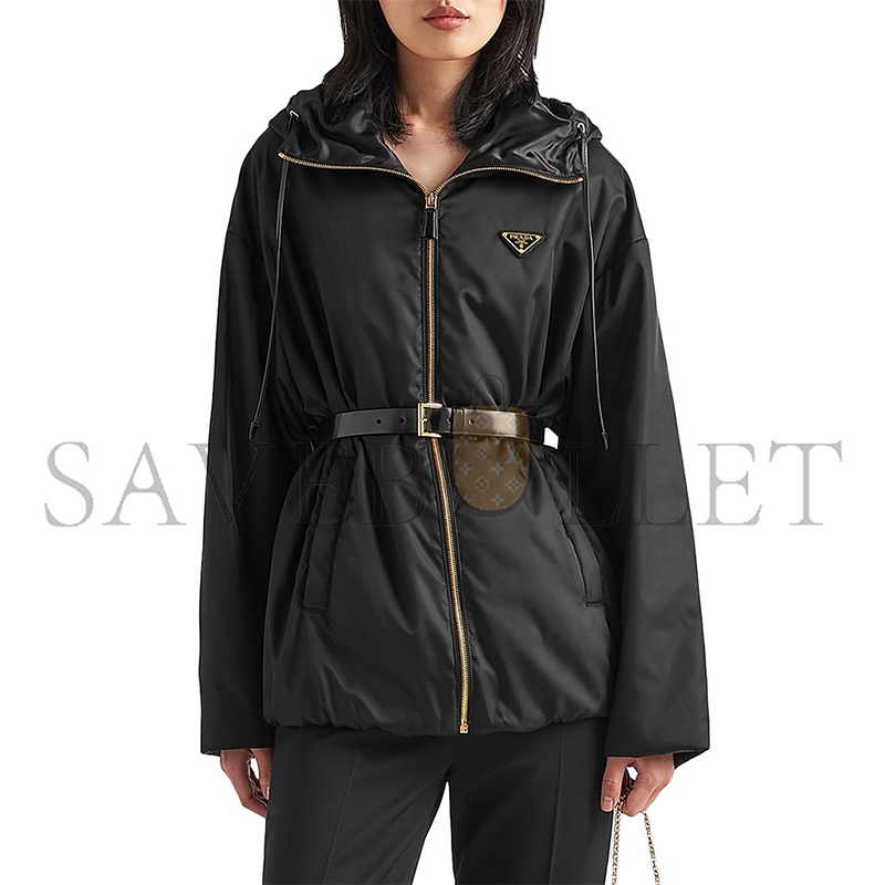 PRADA BLACK RE-NYLON JACKET 29E097 PRADA BLACK RE-NYLON JACKET 29E097